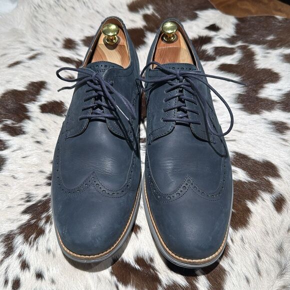 Cole haan Blue Leather Original‎ grand Wings Size 12 A14